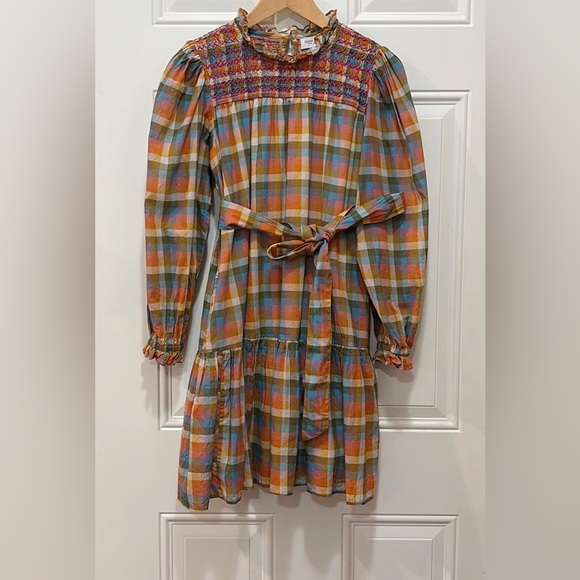 Olivia James Autumn Plaid Lucy Dress Size XS - Picture 3 of 15